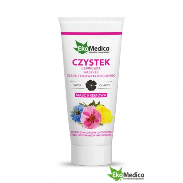 EKAMEDICA Maść Czystek + Czarnuszka + Wiesiołek + Drzewo Herbaciane (200 ml)