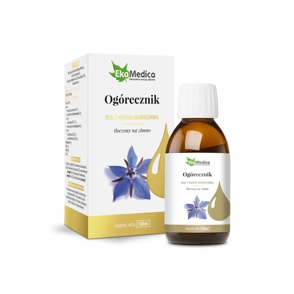 EKAMEDICA Ogórecznik - Olej z nasion ogórecznika (100 ml)