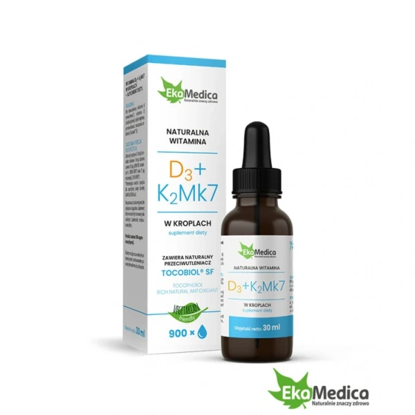 EKAMEDICA Witamina D3 + K2Mk7 (30 ml)