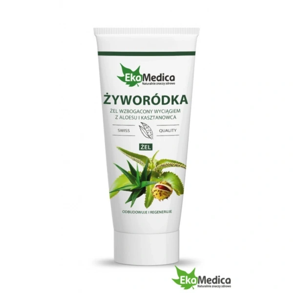 EKAMEDICA Żel z żyworódki + aloes (200 ml)