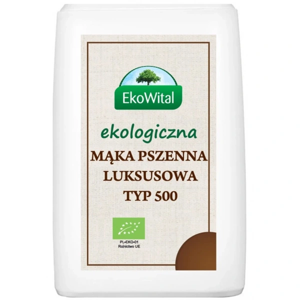 EKOWITAL Mąka pszenna typ 500 BIO 1 kg