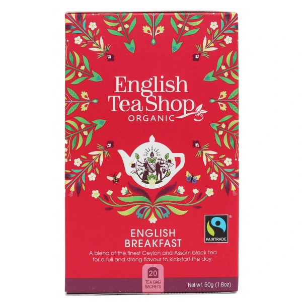 ENGLISH TEA SHOP Herbata English Breakfast (20x2,5) BIO 50 g