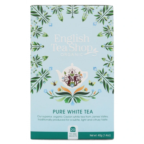 ENGLISH TEA SHOP Herbata biała (20x2) BIO 40 g