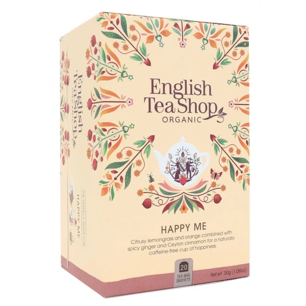 ENGLISH TEA SHOP Herbatka Happy Me (20x1,5) BIO 30 g