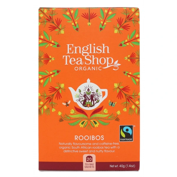 ENGLISH TEA SHOP Herbatka Rooibos (20x2) BIO 40 g
