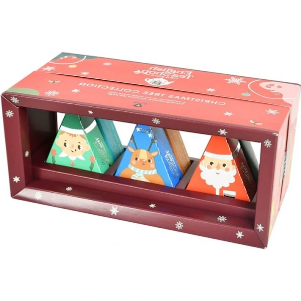ENGLISH TEA SHOP Zestaw herbat świątecznych 6 piramidek Christmas Tree Collection ( 6x2g ) BIO 12 g BN