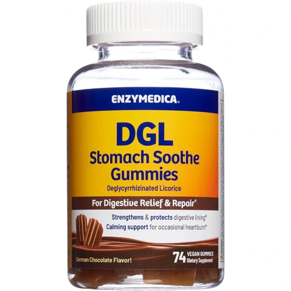 ENZYMEDICA DGL Stomach Soothe (74 gummies)