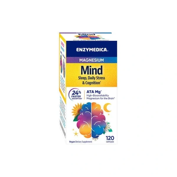 ENZYMEDICA Magnesium Mind Sleep, Daily Stress & Cognition (120 kaps.)