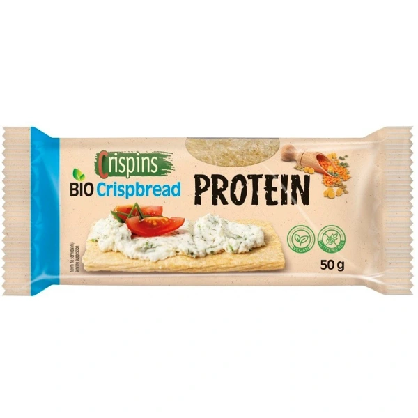 EXTRUDO Pieczywo chrupkie PROTEIN BEZGL. BIO 50 g