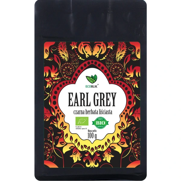 Ecoblik herbata czarna earl grey bio 100 g