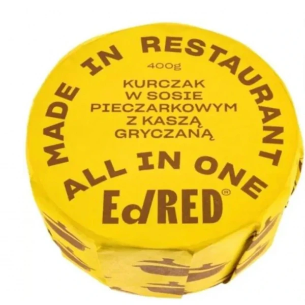EdRED Kurczak W Sosie Pieczarkowym Z Kaszą Gryczaną 400 g