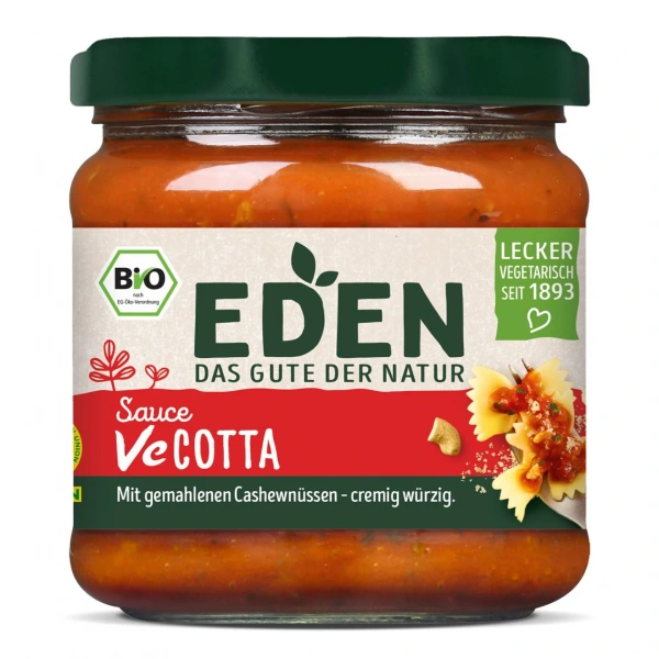 Eden sos pomidorowy z orzechami nerkowca i kokosem bio 375 g