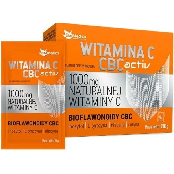 EkaMedica Witamina C CBC Activ saszetki 10 g (21 szt.)