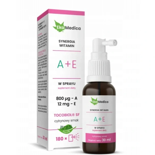 EkaMedica Witaminy A+E spray 30 ml