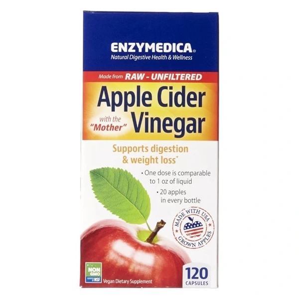 ENZYMEDICA Apple Cider Vinegar (120 kaps.)