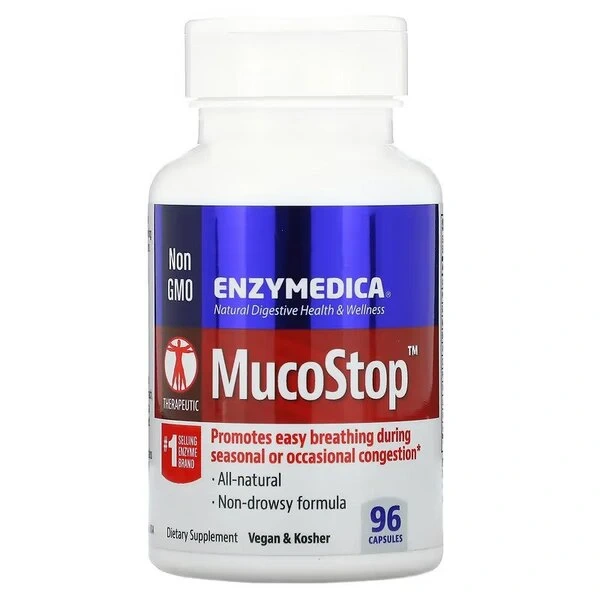 ENZYMEDICA MucoStop (96 kaps.)