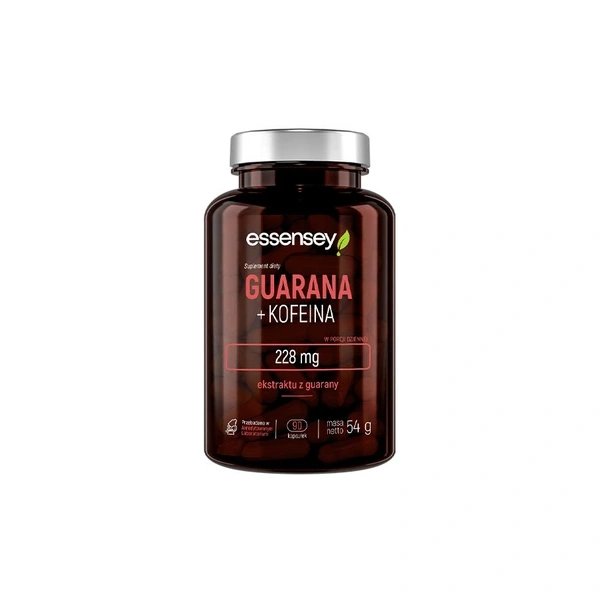 Essensey Kofeina + Guarana 90 kapsułek