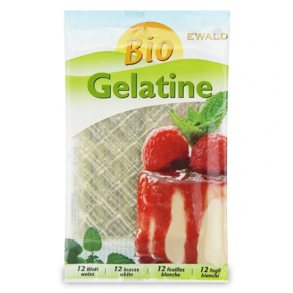 Ewald żelatyna w listkach (12 listków) bio 20 g
