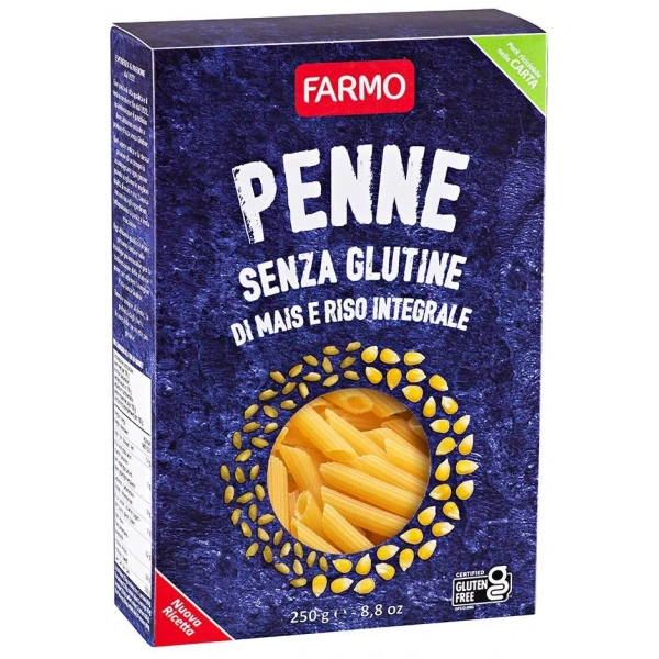 FARMO Makaron penne kukurydziano-ryżowy BEZGL. 250 g