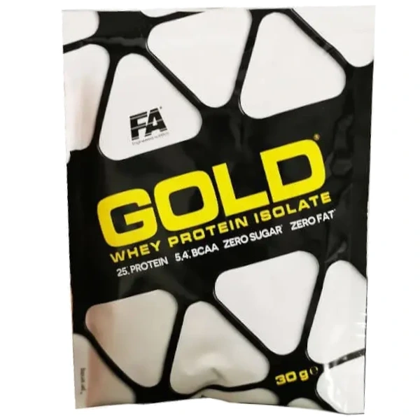 FA Gold Whey Protein Isolate 30g o smaku czekoladowym