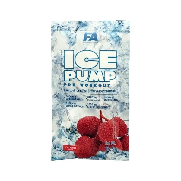FA Ice Pump Pre workout 18,5g o smaku liczi