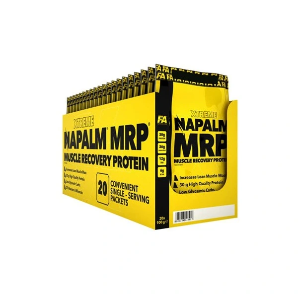 FA Napalm MRP 20x100 g o smaku masła orzechowego