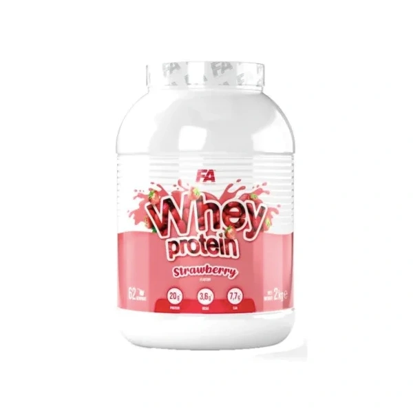 FA Wellness Line Whey Protein 2 kg o smaku truskawkowym
