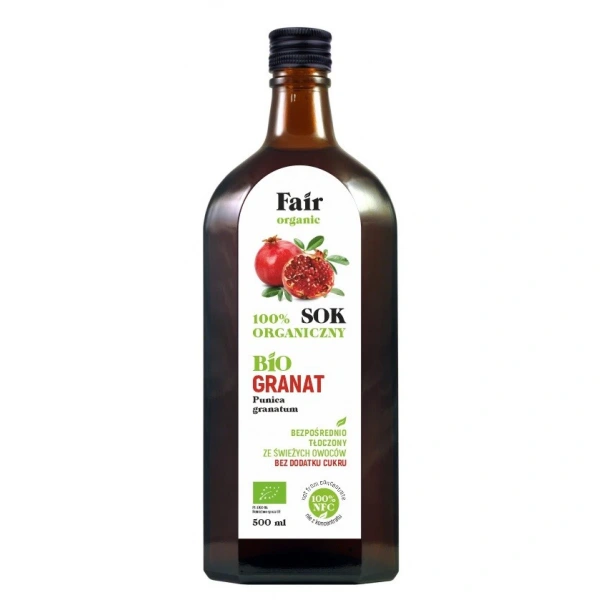 Fair organic sok z granatu nfc bio 500 ml