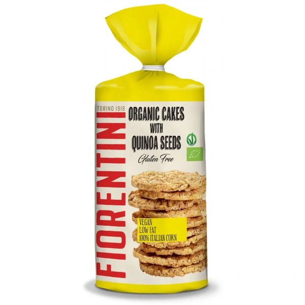 Fiorentini wafle kukurydziane z quinoa bezglutenowe bio 120 g