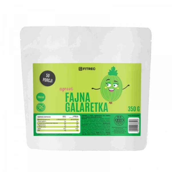 FitRec Fajna Galaretka Agrest 350g