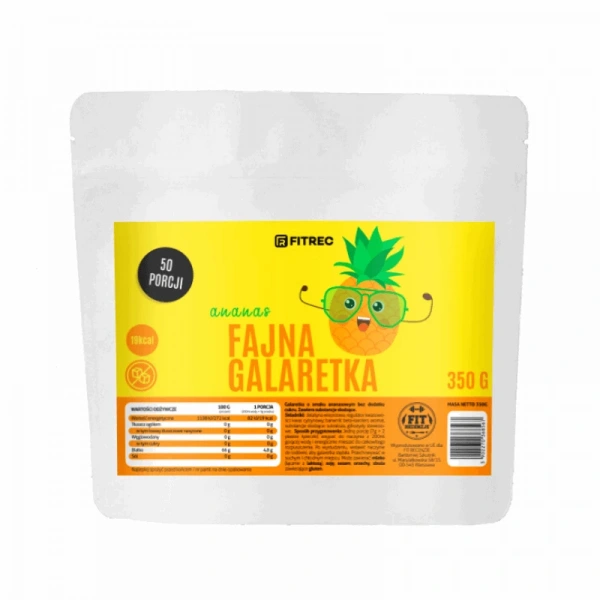 FitRec Fajna Galaretka Ananas 350g