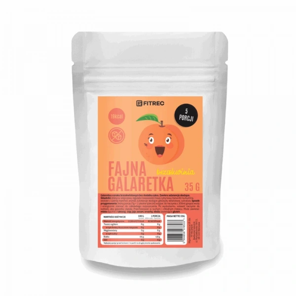 FitRec Fajna Galaretka Brzoskwinia 35g