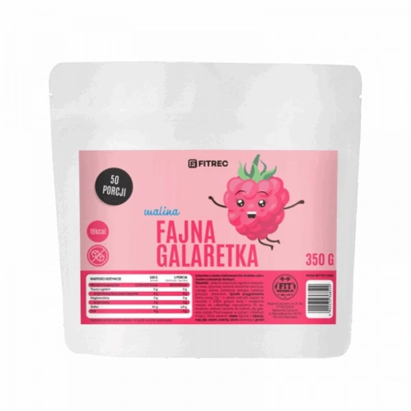 FitRec Fajna Galaretka Malina 350g