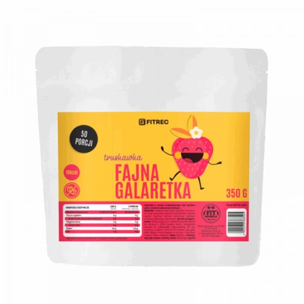 FitRec Fajna Galaretka Truskawka 350g