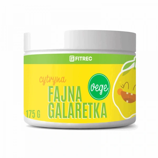 FitRec Fajna Galaretka Vege Cytryna 175g