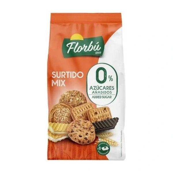 Florbu Ciastka I Wafelki Mix Bez Dodatku Cukru 270 g