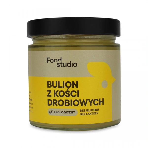 Food studio bulion drobiowy bezglutenowy bio (słoik) 350 ml