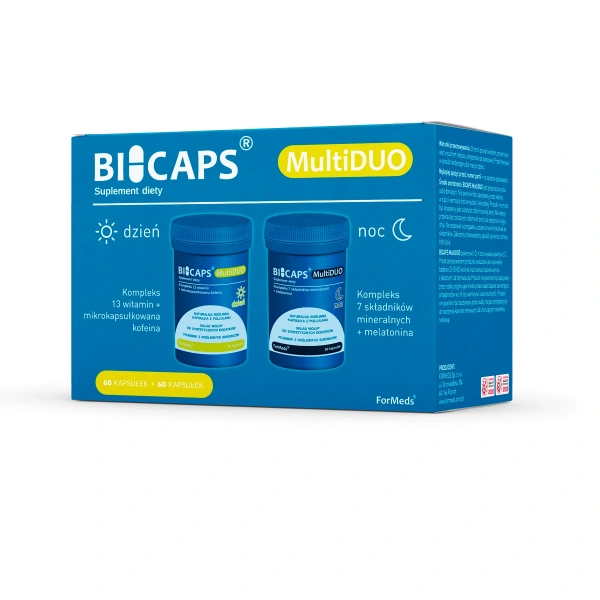 ForMeds Bicaps MultiDUO (Witaminy Dzień i Noc) 2x 60 kapsułek