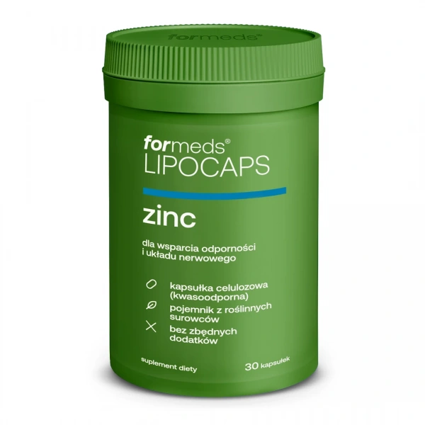 ForMeds Lipocaps Zinc 15 mg cynk liposomalny 30 kapsułek