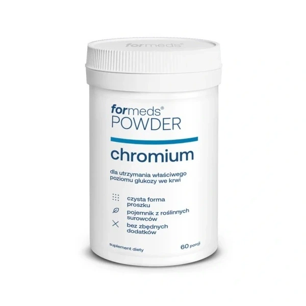 Formeds Powder Chromium pikolinian chromu 200 µg w proszku 60 porcji