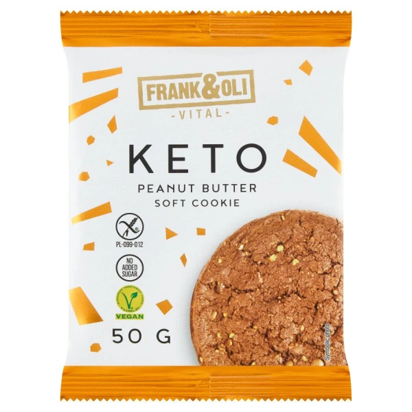 Frank&Oli Keto Ciasteczko Peanut Butter 50g