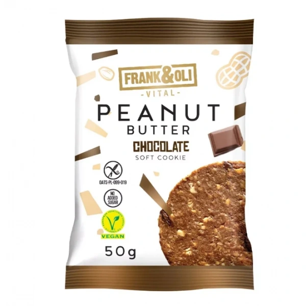 Frank&Oli Soft Cookie Peanut Butter Chocolate 50g