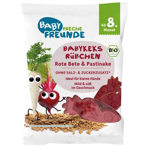 Freche freunde ciastka orkiszowe z burakiem i pasternakiem od 8 miesiąca bio 30 g