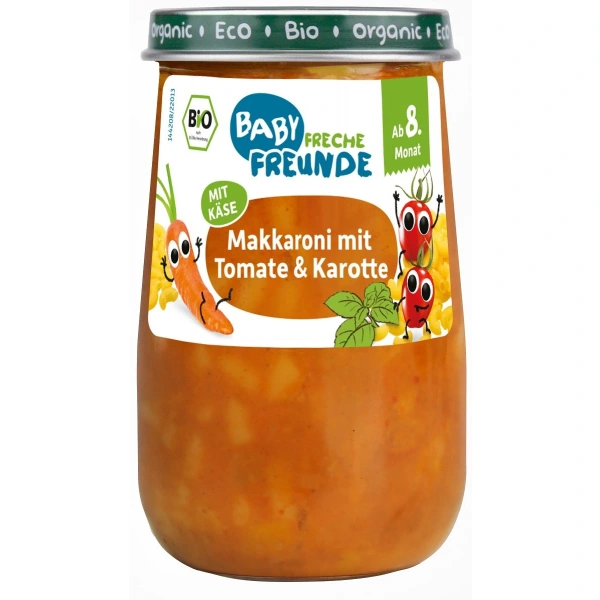 Freche freunde makaron z warzywami i serem od 8 miesiąca bio 190 g