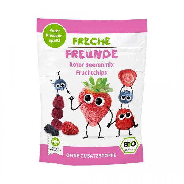 Freche freunde owoce jagodowe liofilizowane dla dzieci bezglutenowe bio 10 g