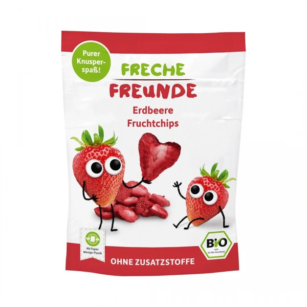 Freche freunde truskawki liofilizowane dla dzieci bezglutenowe bio 12 g