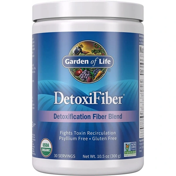 GARDEN OF LIFE DetoxiFiber Organic Detoxification Fiber Blend Unflavored (300 g)
