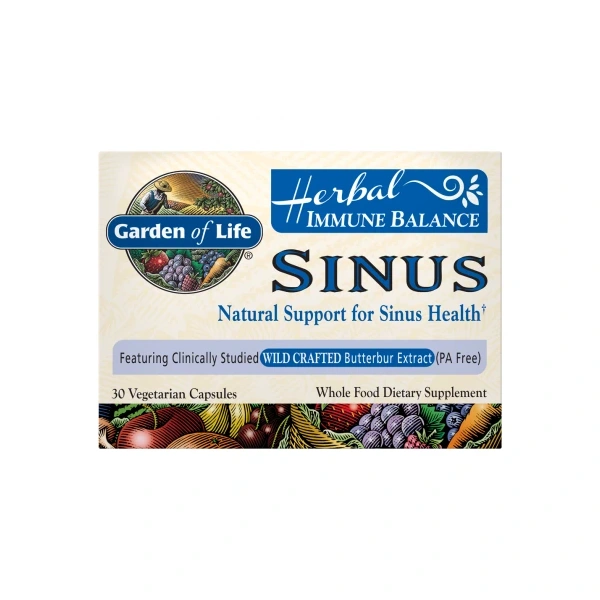 GARDEN OF LIFE Herbal Immune Balance Sinus (30 kaps.)