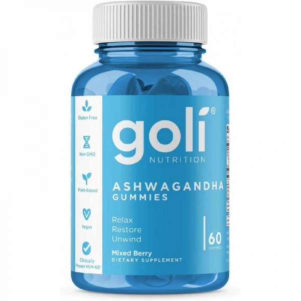 GOLI NUTRITION Ashwagandha KSM-66 Gummies (60 żelek)