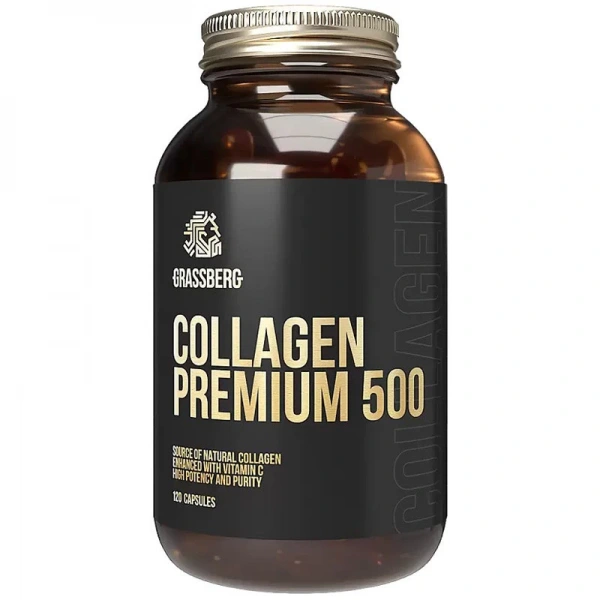 GRASSBERG Collagen Premium 500 mg (60 kaps.)